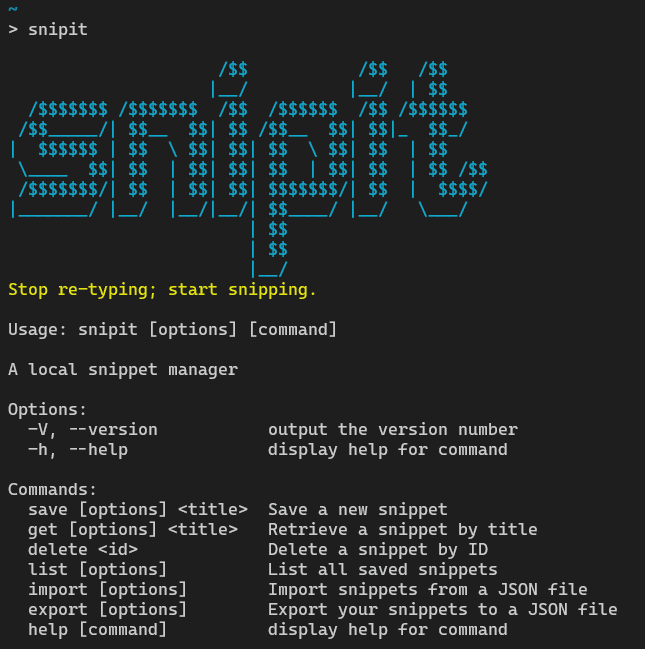 snipit